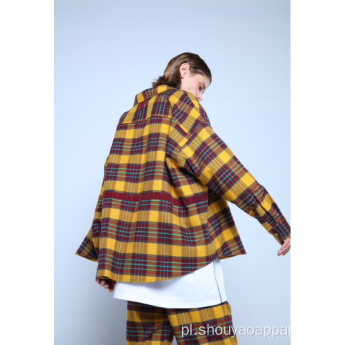 OVERSIZED FLANNEL CHECKED OVERSHIRT